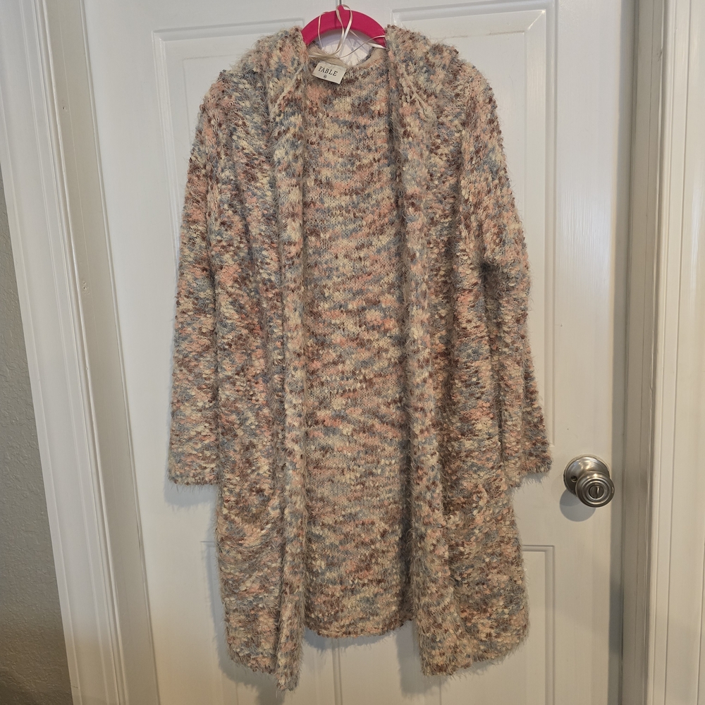 Cozy Multicolor Knit Cardigan